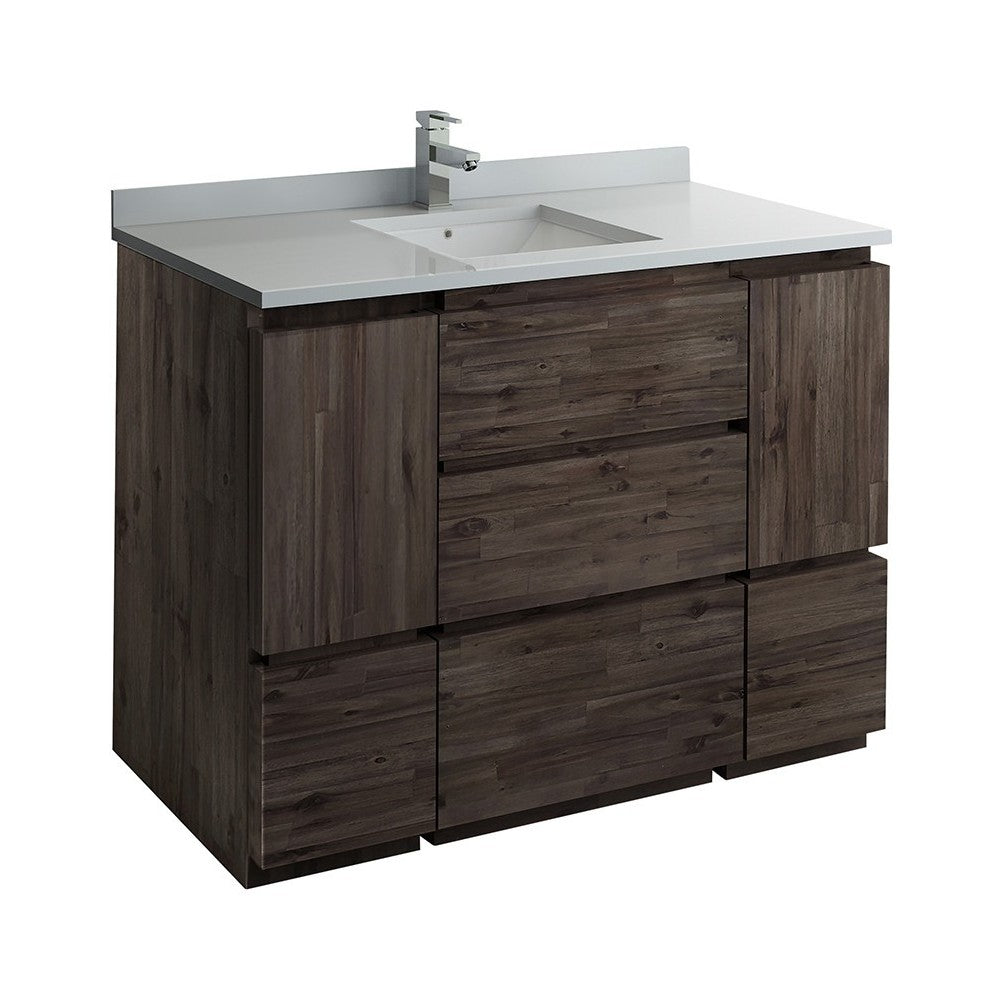 Fresca Formosa 48" Floor Standing Modern Bathroom Cabinet w/ Top & Sink