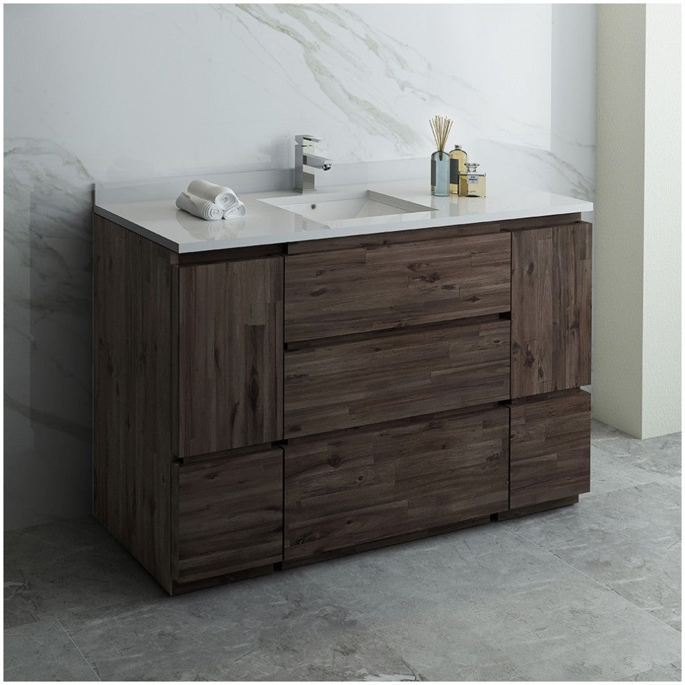 Fresca Formosa 53" Floor Standing Modern Bathroom Cabinet