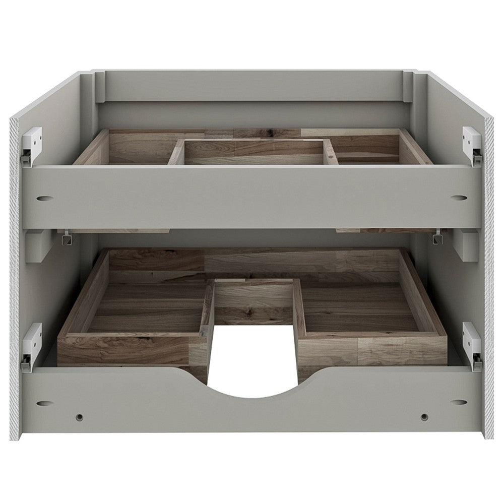 Fresca Formosa 53" Wall Hung Modern Bathroom Cabinet in Ash