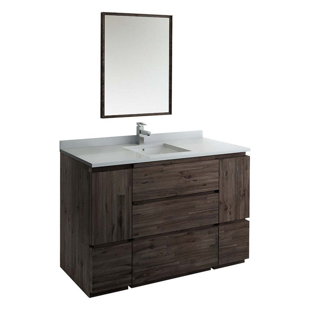 Fresca Formosa 54" Floor Standing Modern Bathroom Vanity w/ Mirror