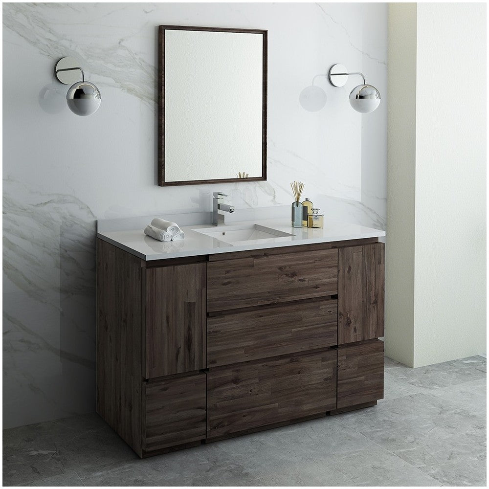 Fresca Formosa 54" Floor Standing Modern Bathroom Vanity w/ Mirror