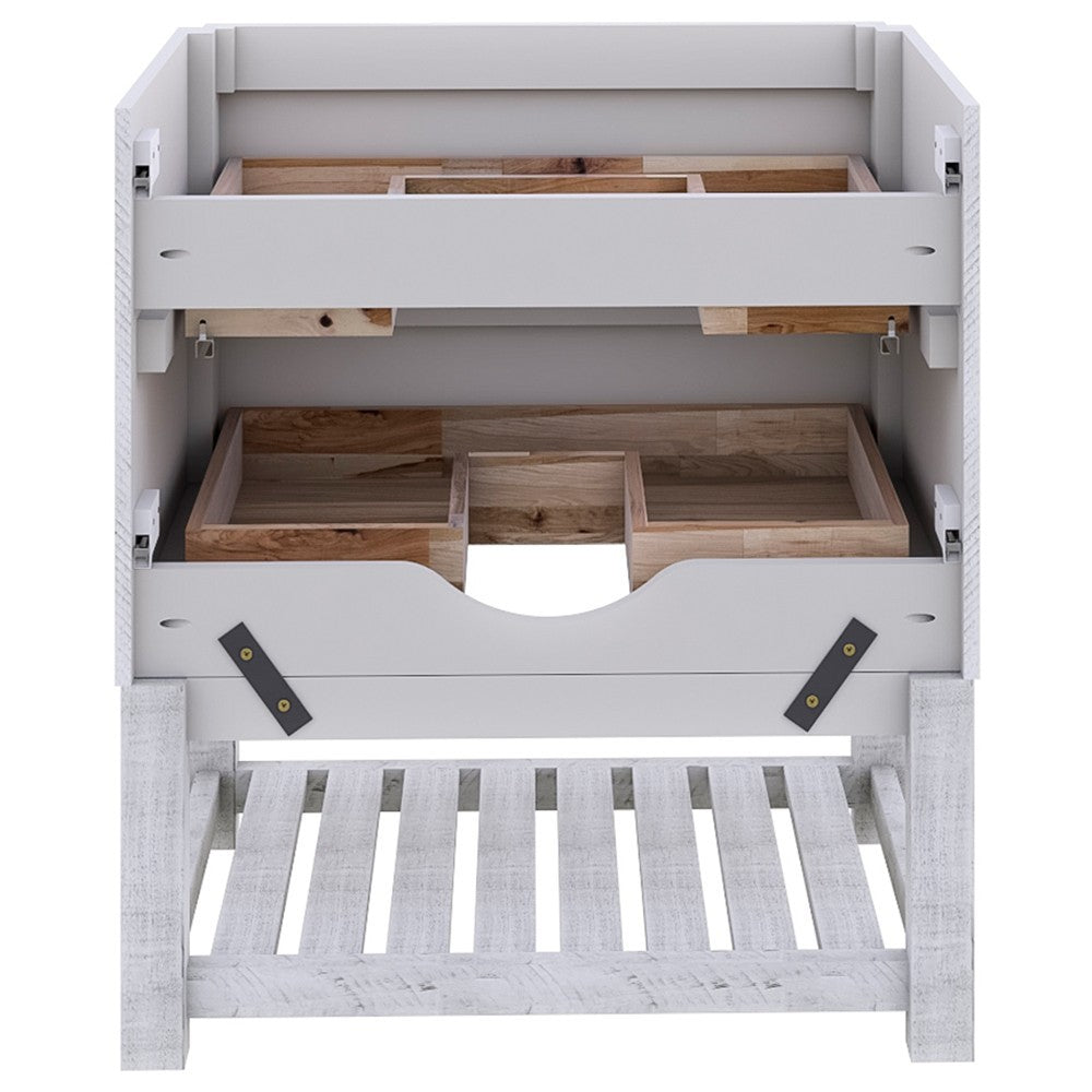 Fresca Formosa 58" Floor Standing Open Bottom Double Sink Bathroom Cabinet
