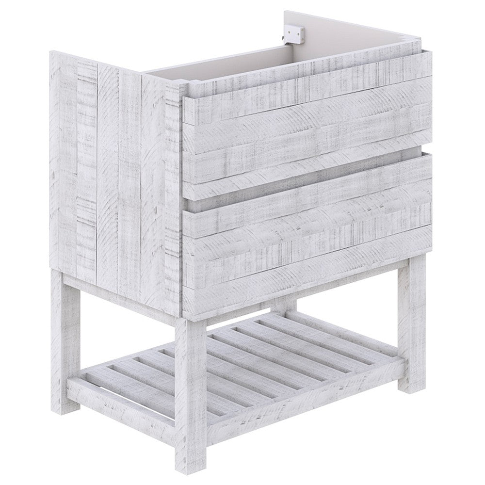 Fresca Formosa 58" Floor Standing Open Bottom Double Sink Bathroom Cabinet