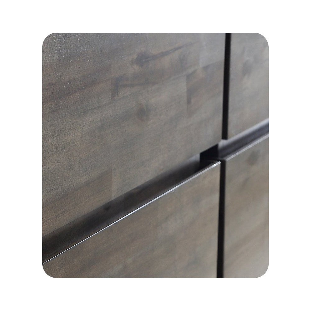 Fresca Formosa 58" Wall Hung Double Sink Modern Bathroom Cabinet, FCB31-3030ACA