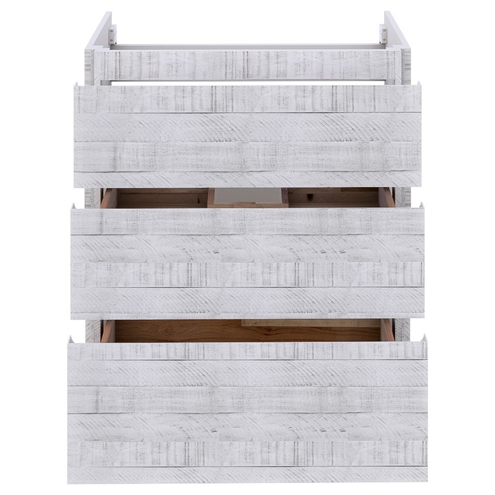 Fresca Formosa 70" Floor Standing Double Sink Bathroom Cabinet in Rustic White