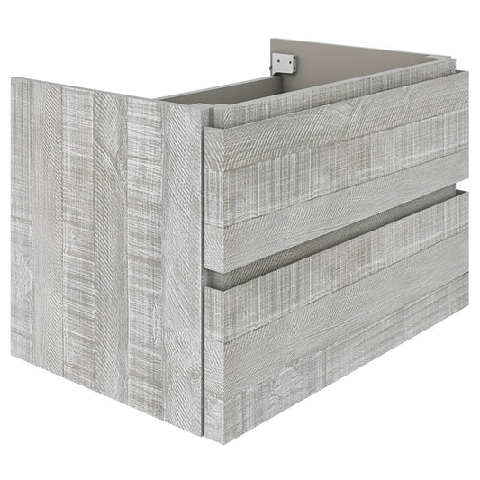 Fresca Formosa 70" Wall Hung Double Sink Modern Bathroom Cabinet in Ash