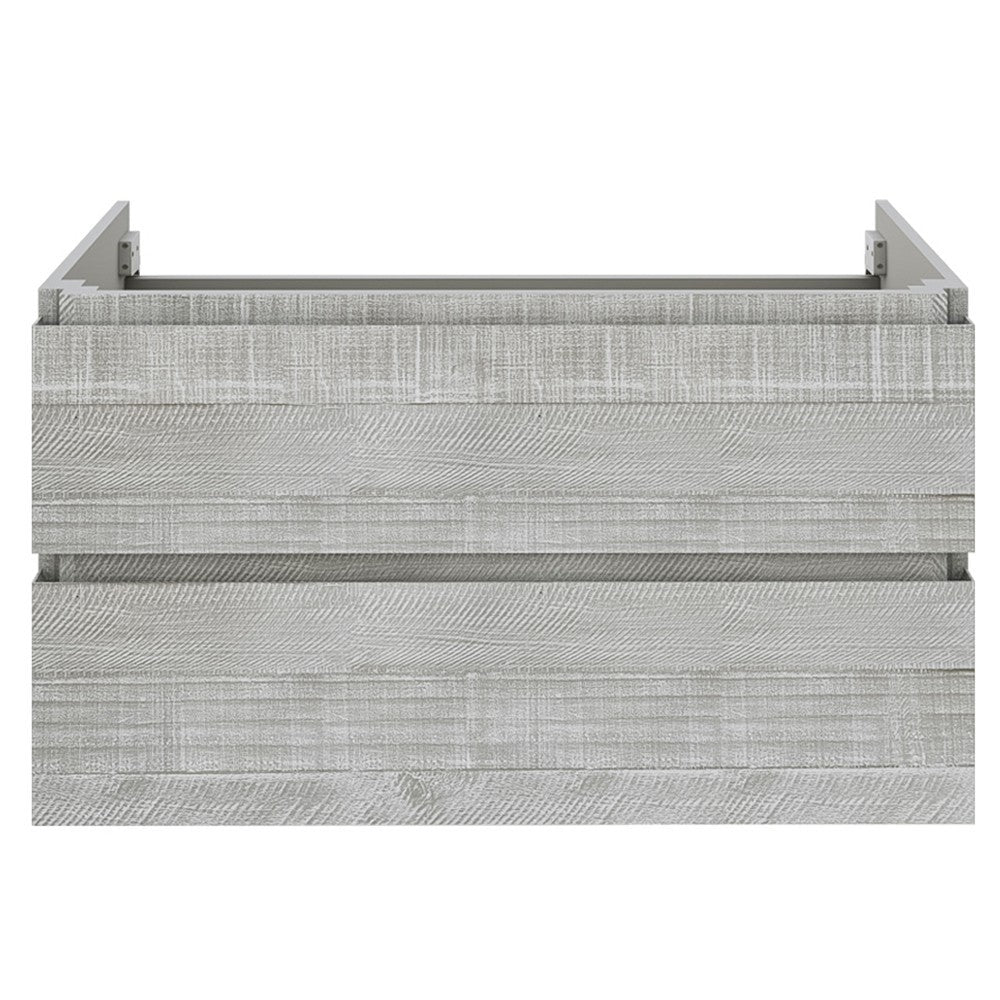 Fresca Formosa 70" Wall Hung Modern Bathroom Cabinet in Ash
