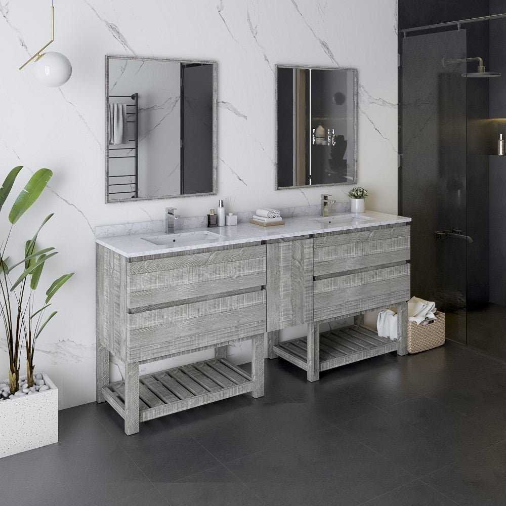 Fresca Formosa 72" Double Sink Bathroom Cabinet