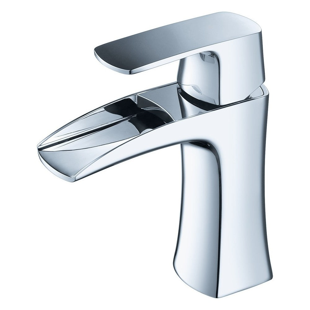 Fresca Fortore Single Hole Mount Bathroom Vanity Faucet - Chrome