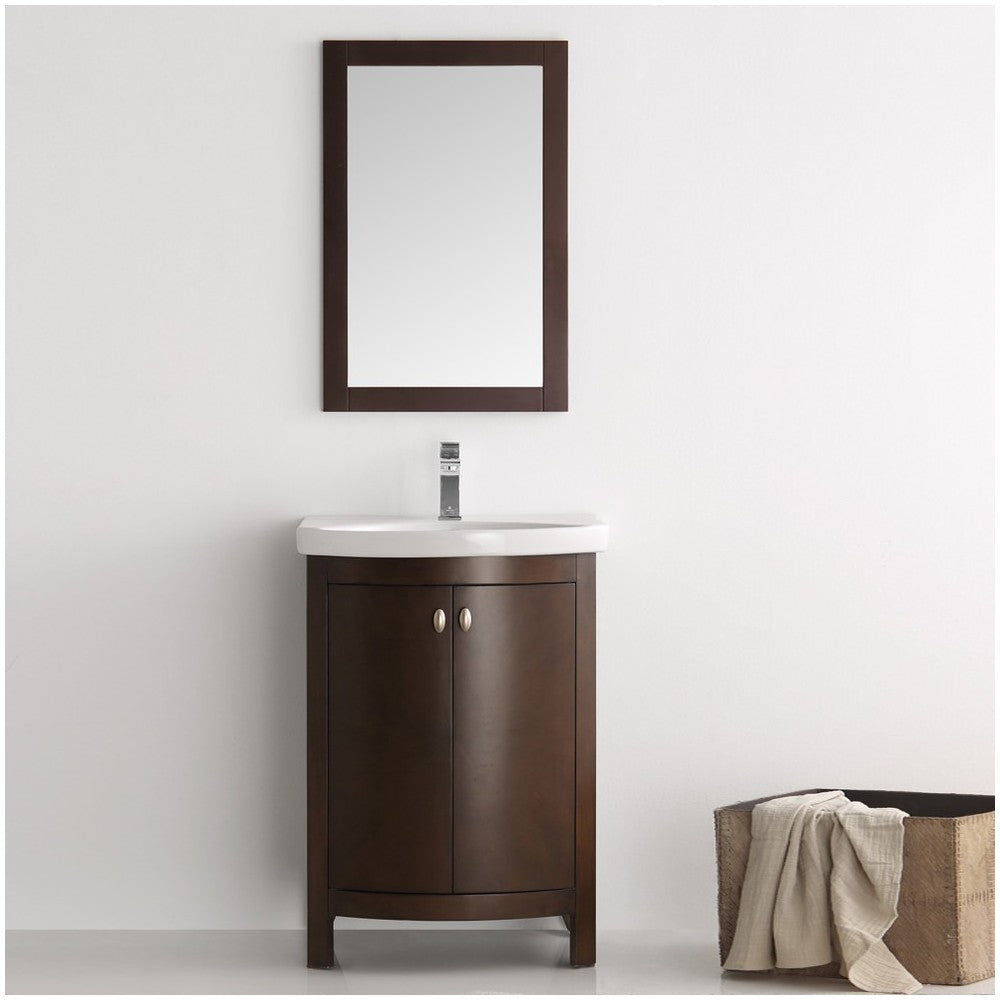 Fresca Greenwich 24" Antique Coffee Traditional Bathroom Vanity