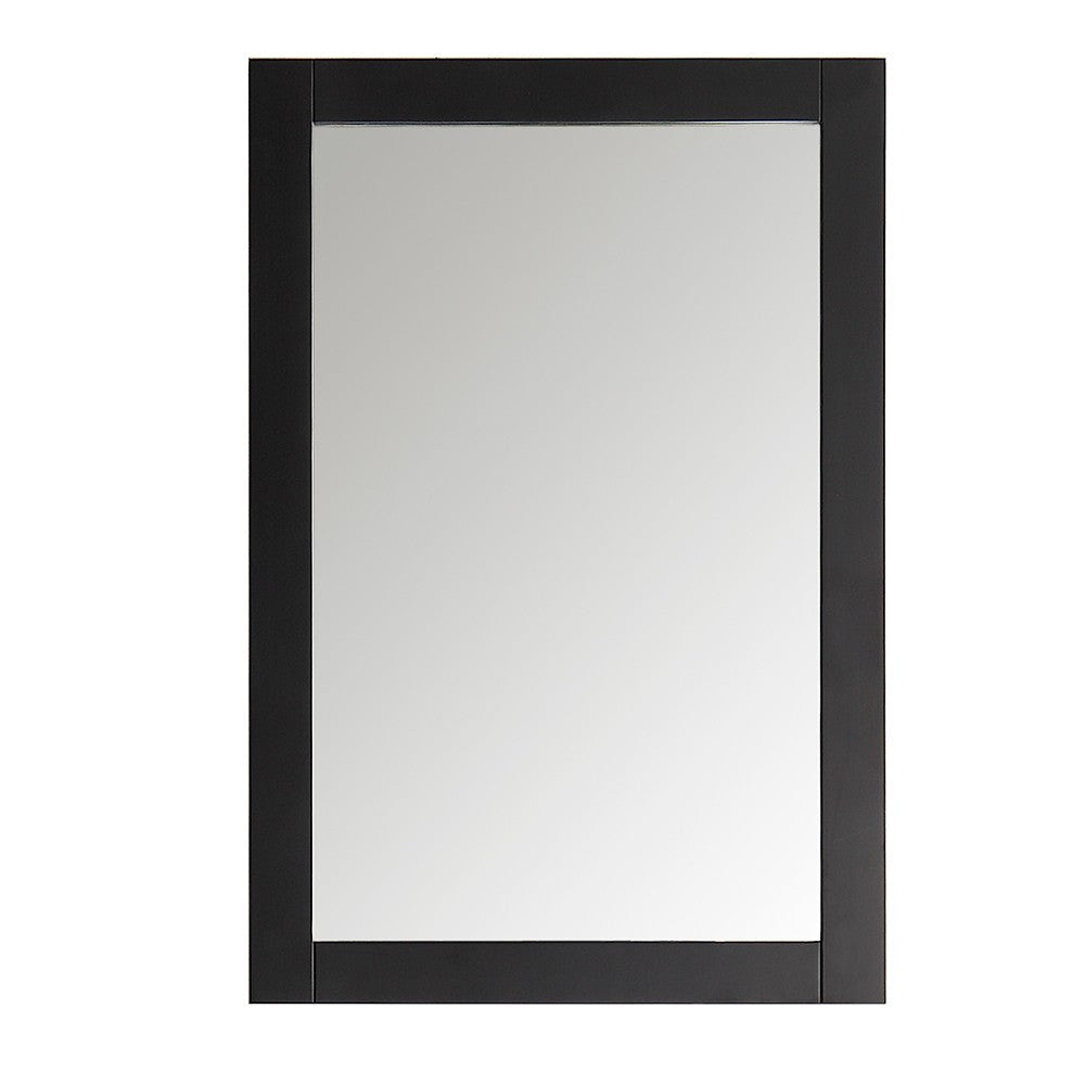 Fresca Hartford 20" Black Traditional Bathroom Mirror