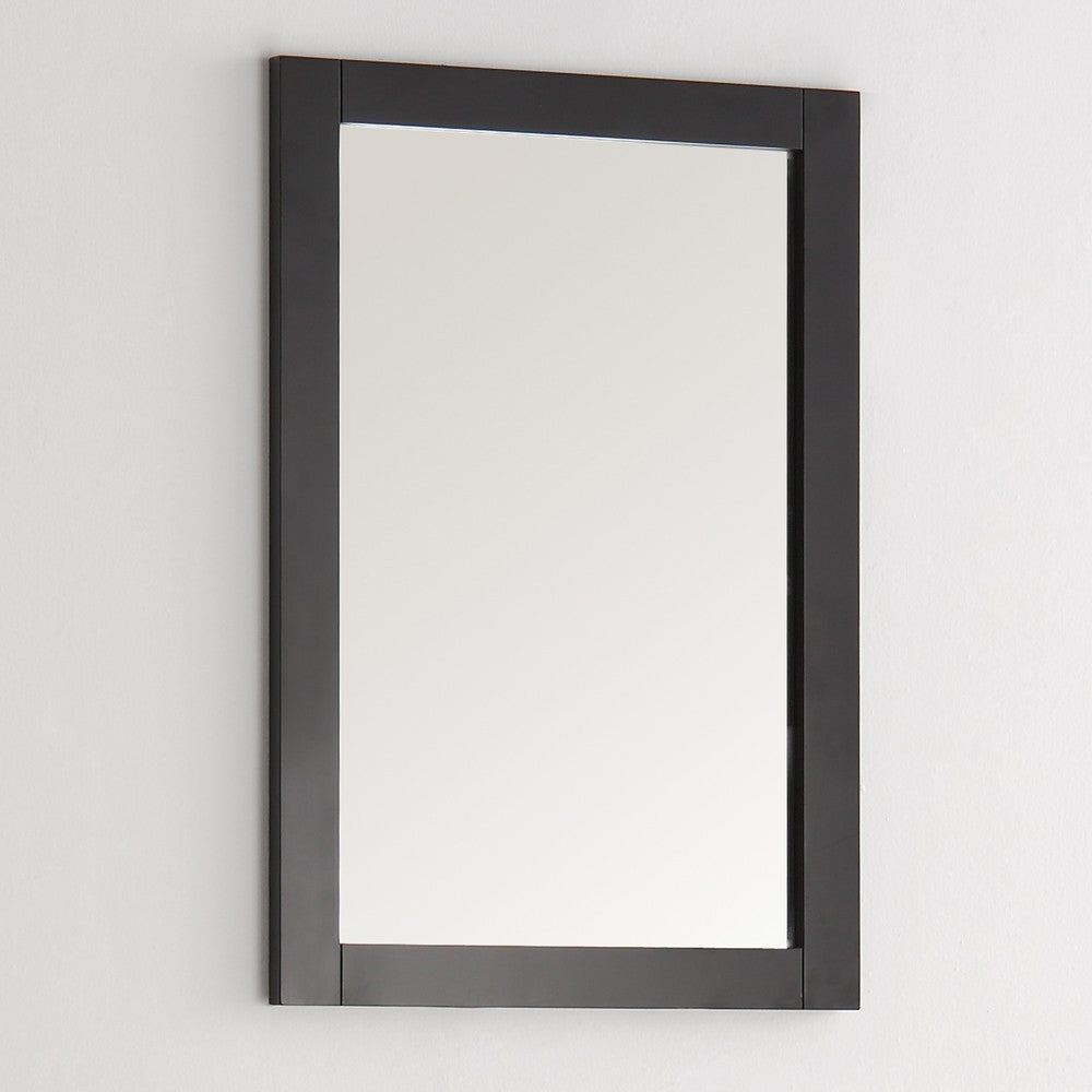 Fresca Hartford 20" Black Traditional Bathroom Mirror