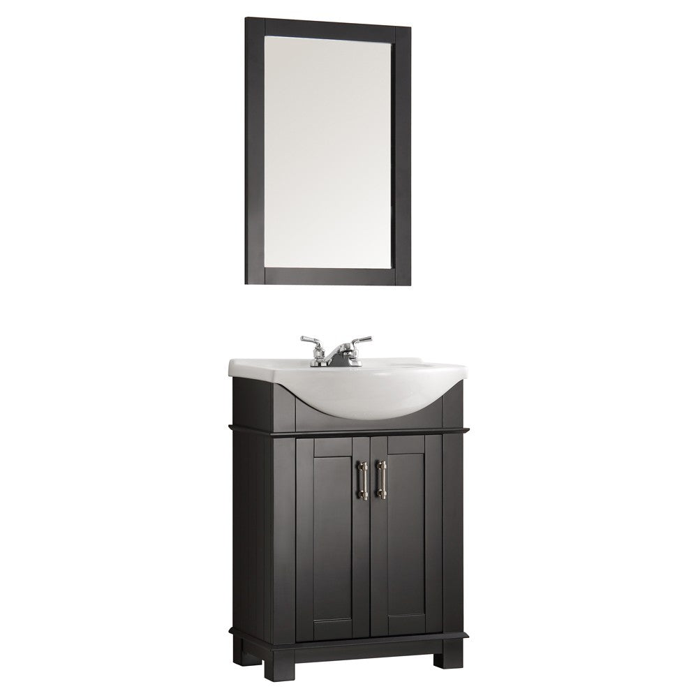 Fresca Hartford 24" Black Traditional Bathroom Vanity