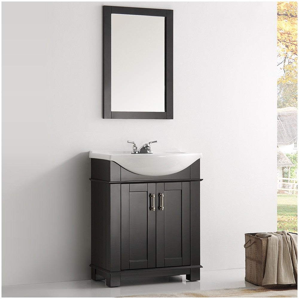 Fresca Hartford 30" Black Traditional Bathroom Vanity