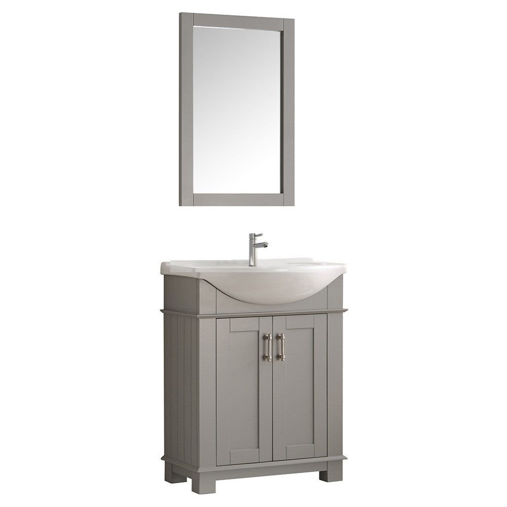 Fresca Hartford 30" Gray Traditional Bathroom Vanity