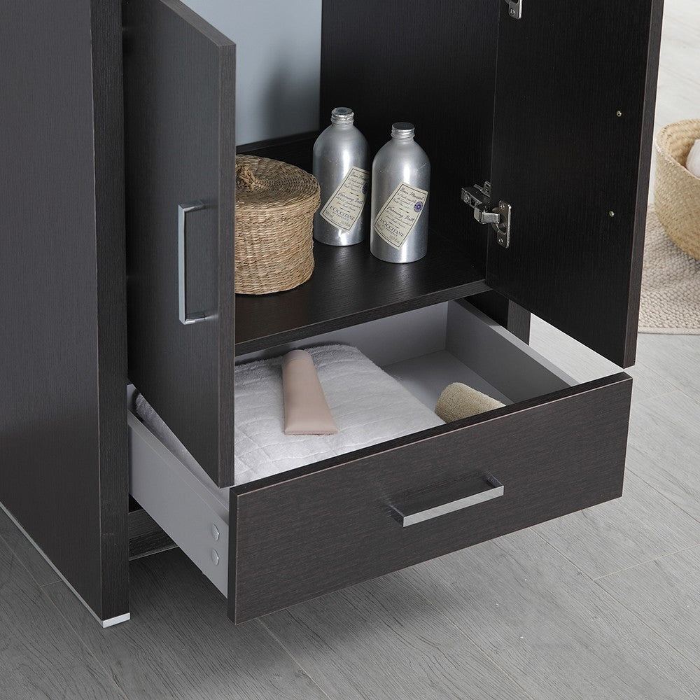 Fresca Imperia 24" Dark Gray Oak Bathroom Vanity w/ Medicine Cabinet