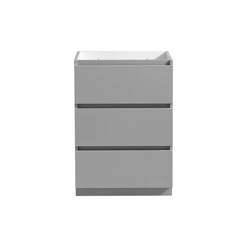 Fresca Lazzaro 24" Gray Free Standing Modern Bathroom Cabinet