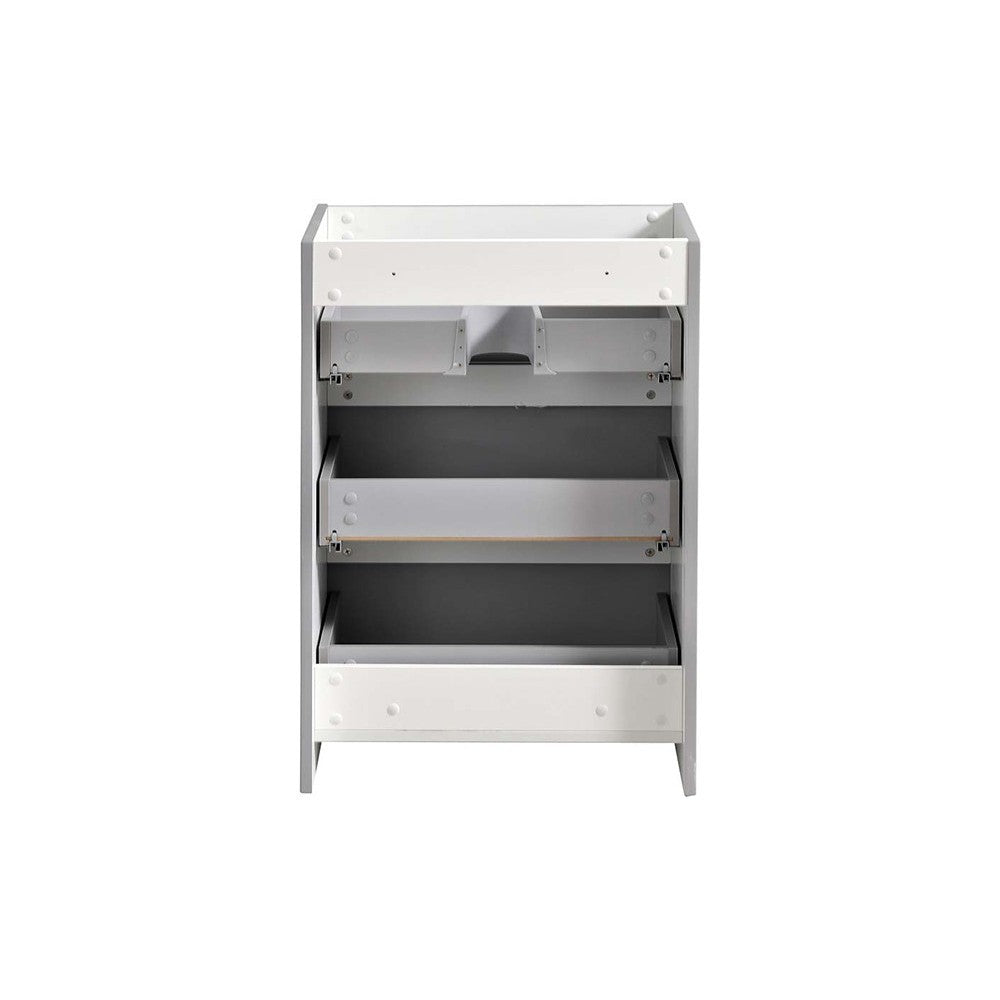 Fresca Lazzaro 24" Gray Free Standing Modern Bathroom Cabinet