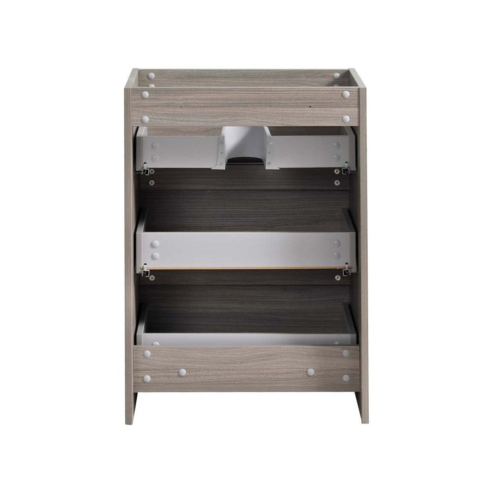 Fresca Lazzaro 24" Gray Wood Free Standing Modern Bathroom Cabinet