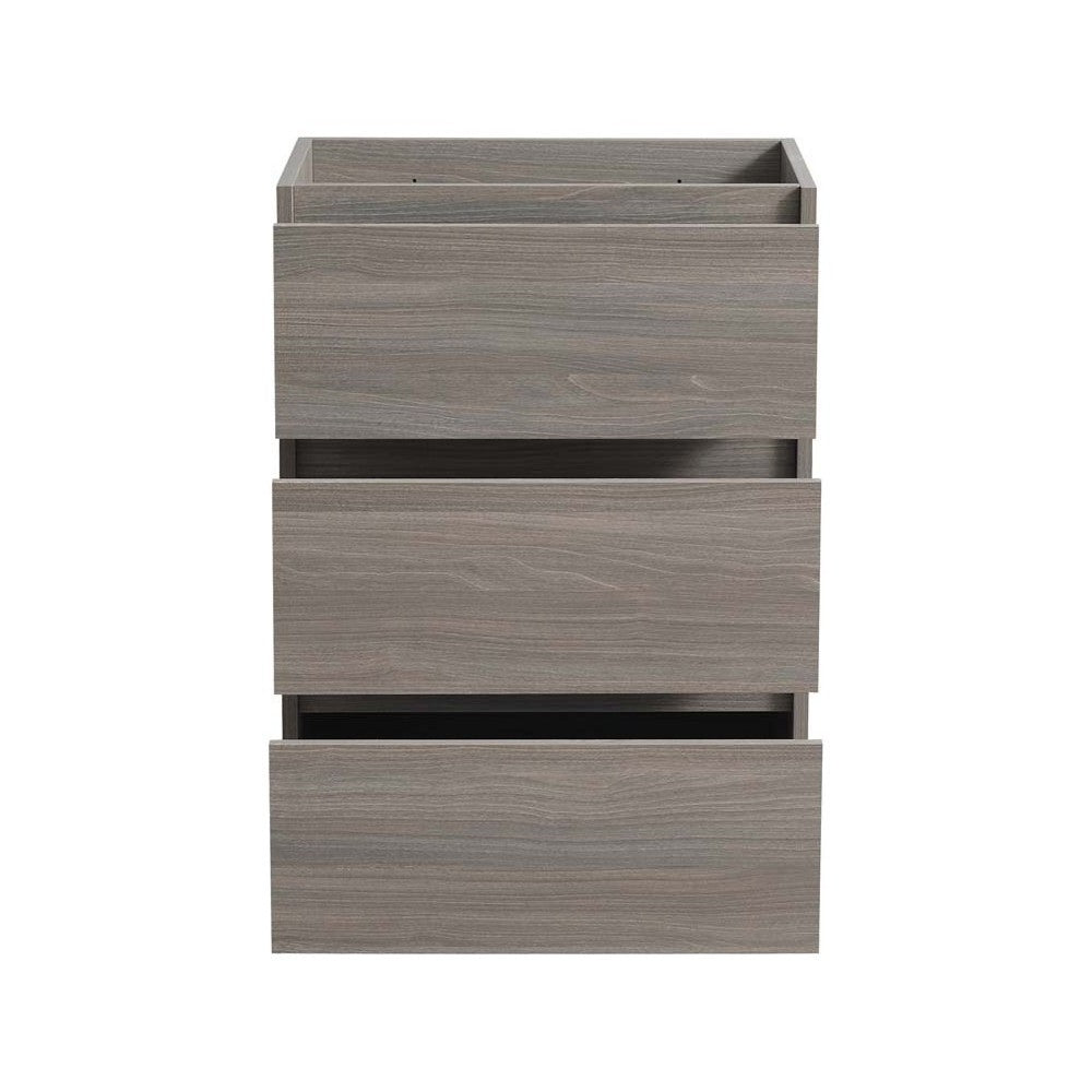 Fresca Lazzaro 24" Gray Wood Free Standing Modern Bathroom Cabinet
