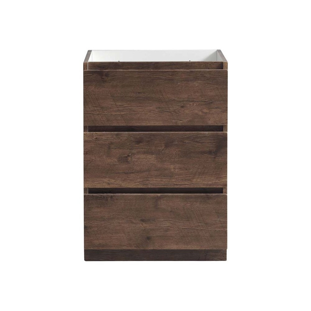 Fresca Lazzaro 24" Rosewood Free Standing Modern Bathroom Cabinet