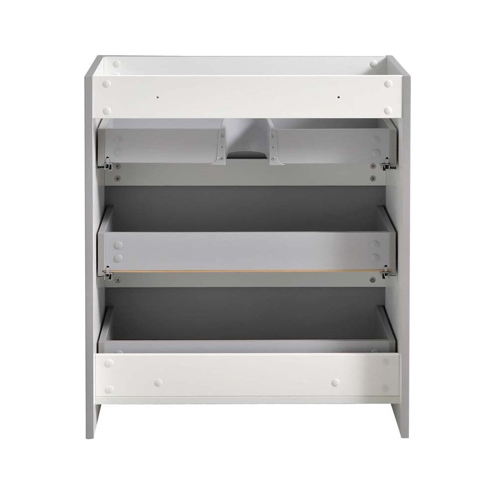Fresca Lazzaro 30" Gray Free Standing Modern Bathroom Cabinet