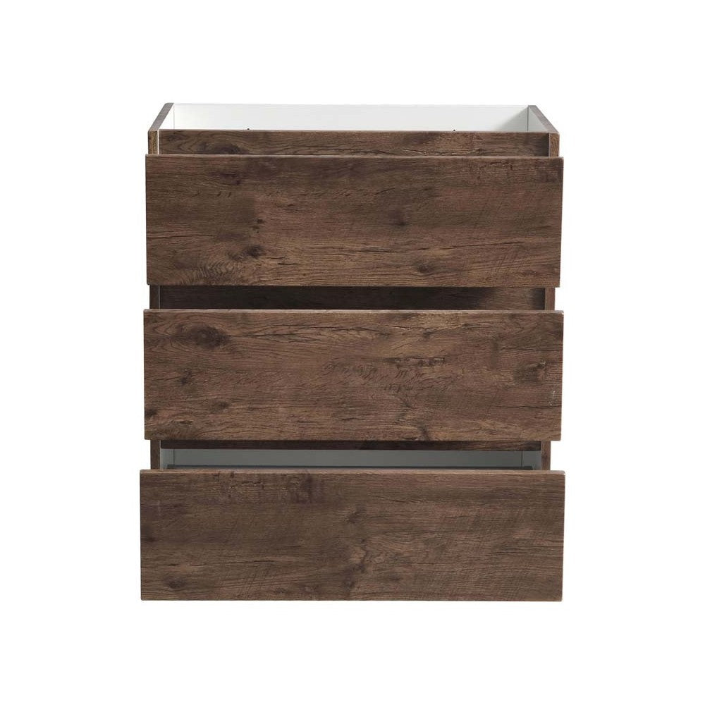 Fresca Lazzaro 30" Rosewood Free Standing Modern Bathroom Cabinet