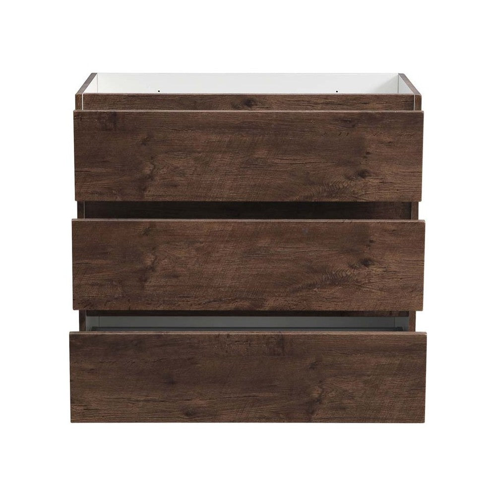 Fresca Lazzaro 36" Rosewood Free Standing Modern Bathroom Cabinet