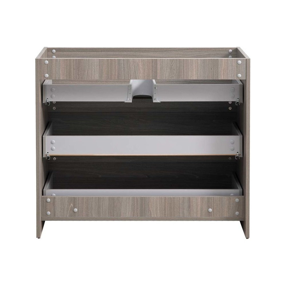 Fresca Lazzaro 42" Gray Wood Free Standing Modern Bathroom Cabinet