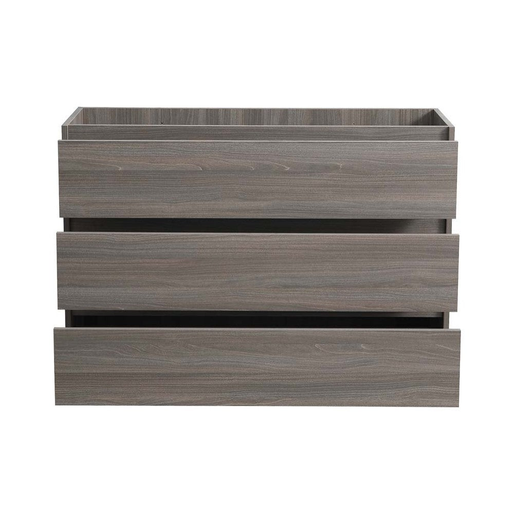 Fresca Lazzaro 48" Gray Wood Free Standing Modern Bathroom Cabinet
