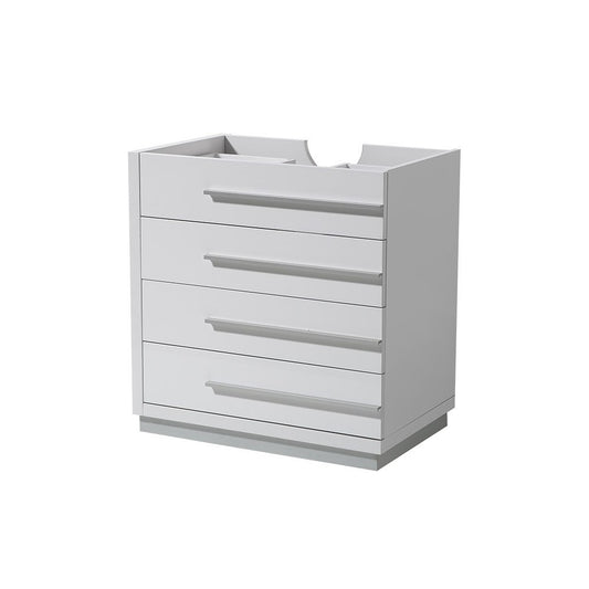 Fresca Livello 30" White Modern Bathroom Cabinet
