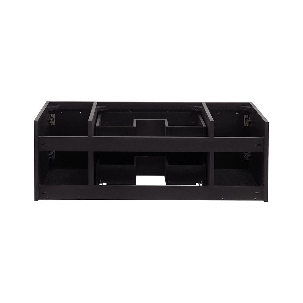 Fresca Lucera 42" Espresso Wall Hung Vessel Sink Modern Bathroom Cabinet