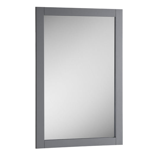 Fresca Manchester 20" Gray Traditional Bathroom Mirror