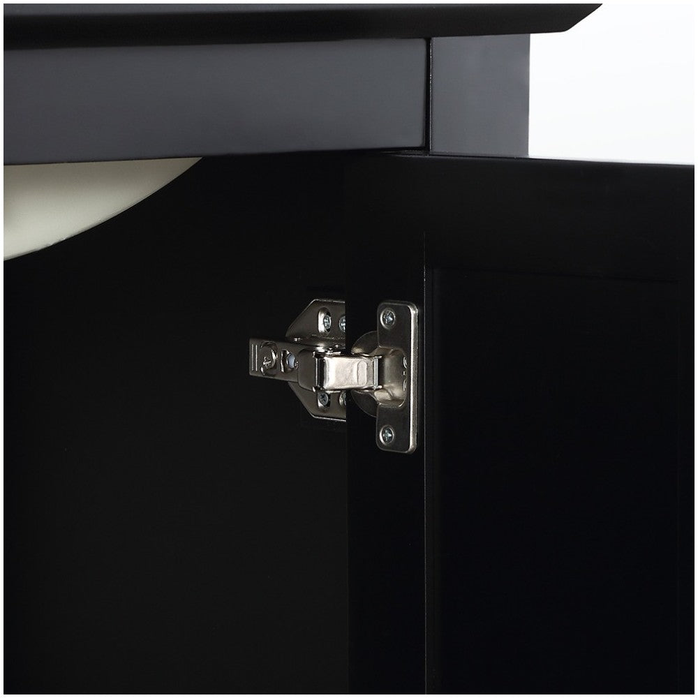 Fresca Manchester 24" Black Traditional Bathroom Vanity