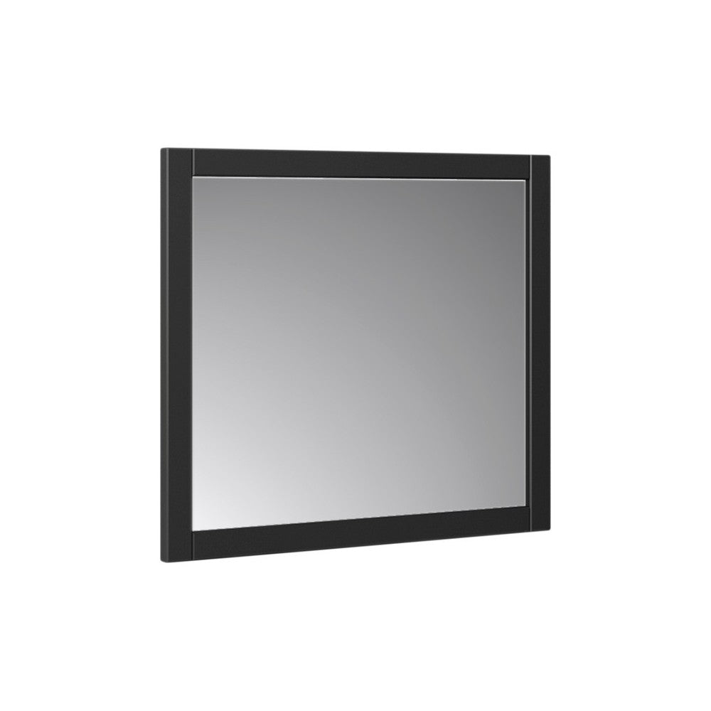 Fresca Manchester 30" Black Traditional Bathroom Mirror