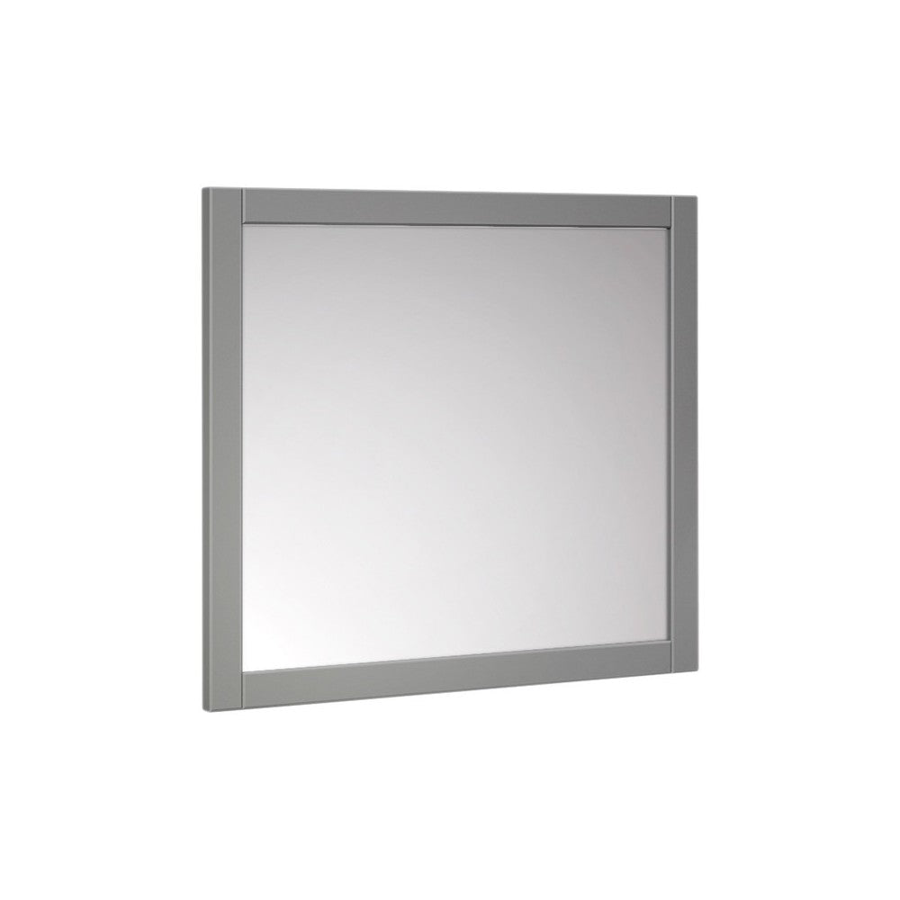 Fresca Manchester 30" Gray Traditional Bathroom Mirror