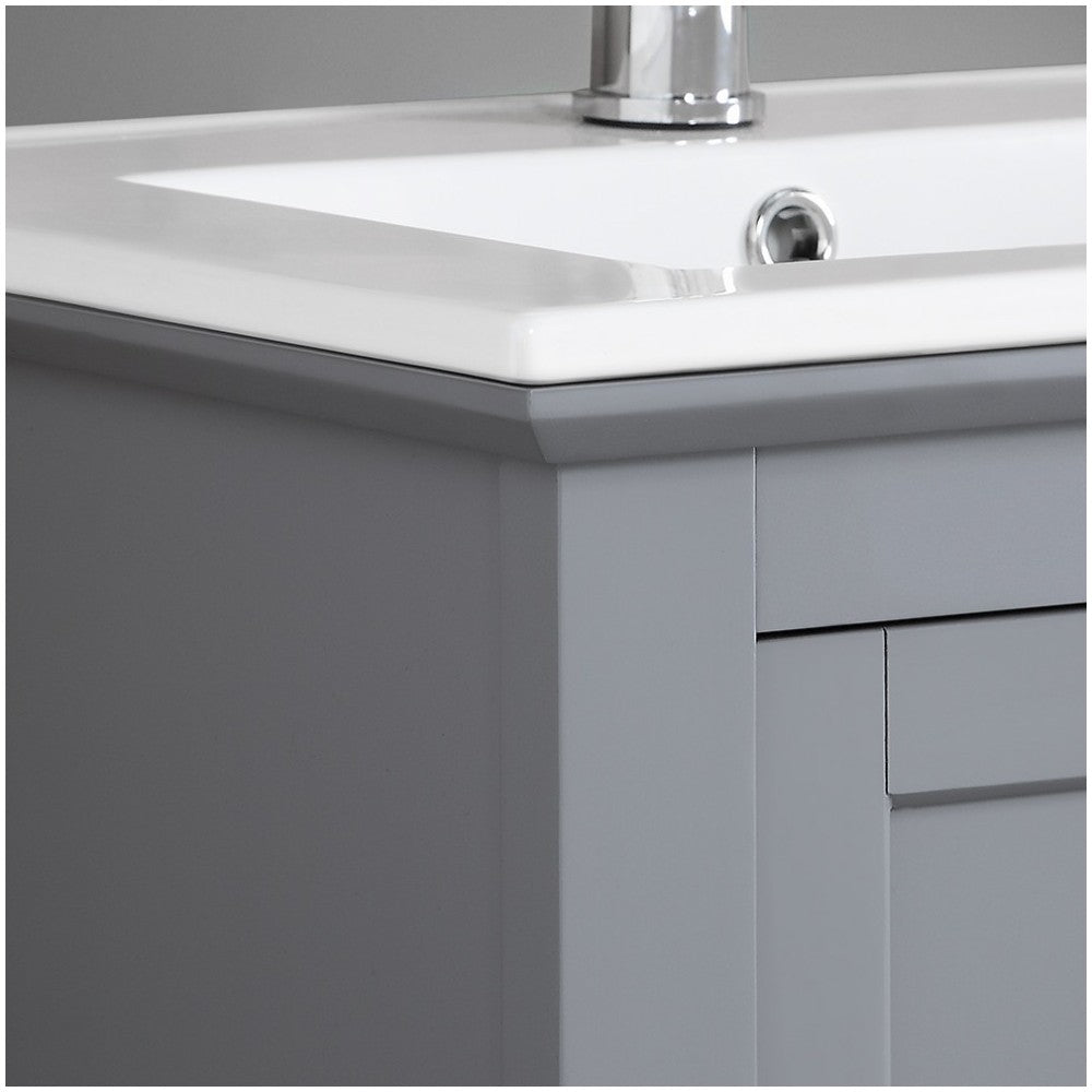 Fresca Manchester 30" Gray Traditional Bathroom Vanity