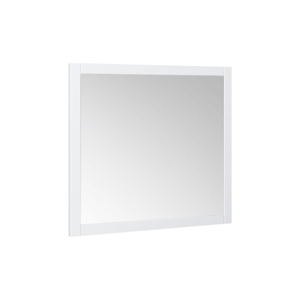 Fresca Manchester 30" White Traditional Bathroom Mirror