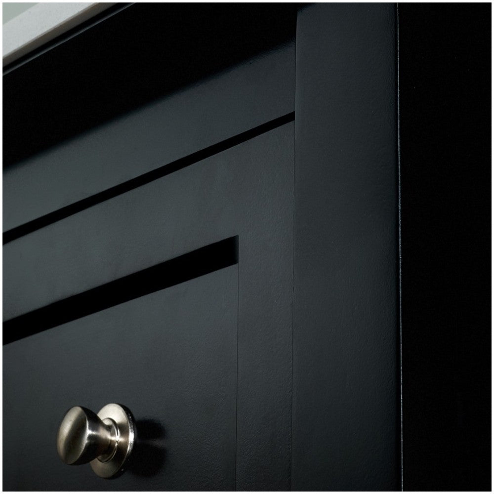 Fresca Manchester 36" Black Traditional Bathroom Cabinet w/ Top & Sink