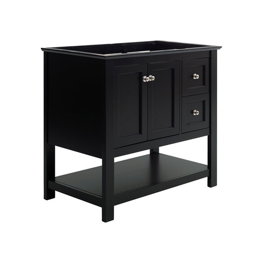 Fresca Manchester 36" Black Traditional Bathroom Cabinet