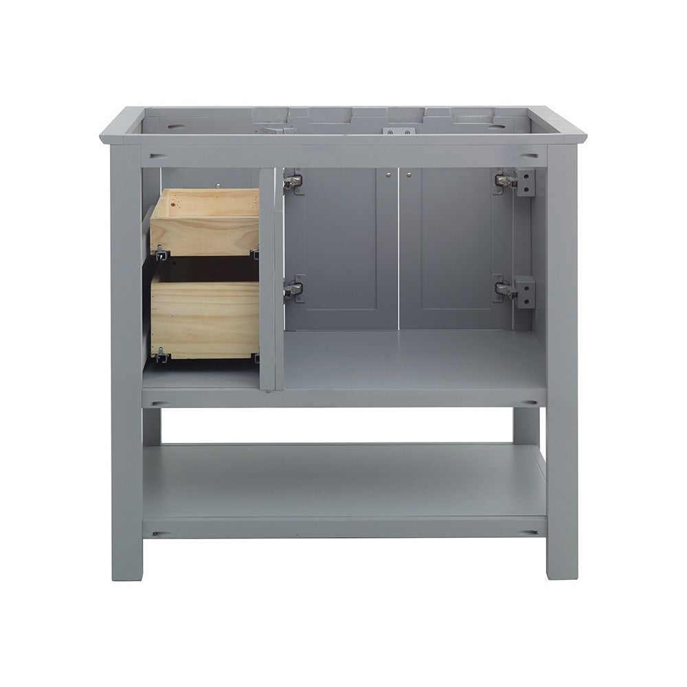 Fresca Manchester 36" Gray Traditional Bathroom Cabinet
