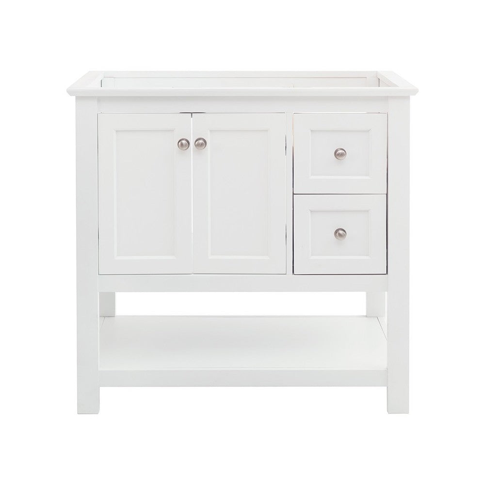 Fresca Manchester 36" White Traditional Bathroom Cabinet