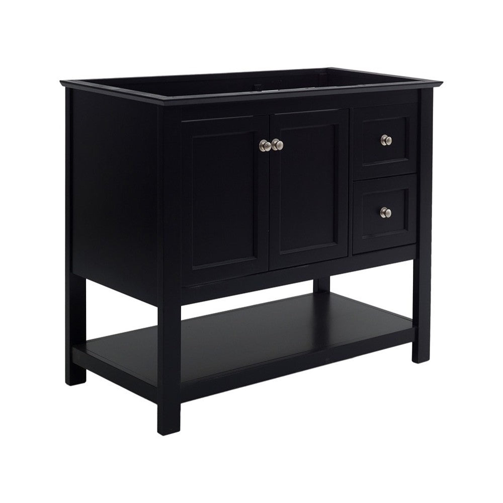 Fresca Manchester 42" Black Traditional Bathroom Cabinet