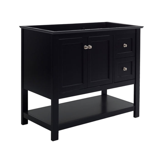 Fresca Manchester 42" Black Traditional Bathroom Cabinet