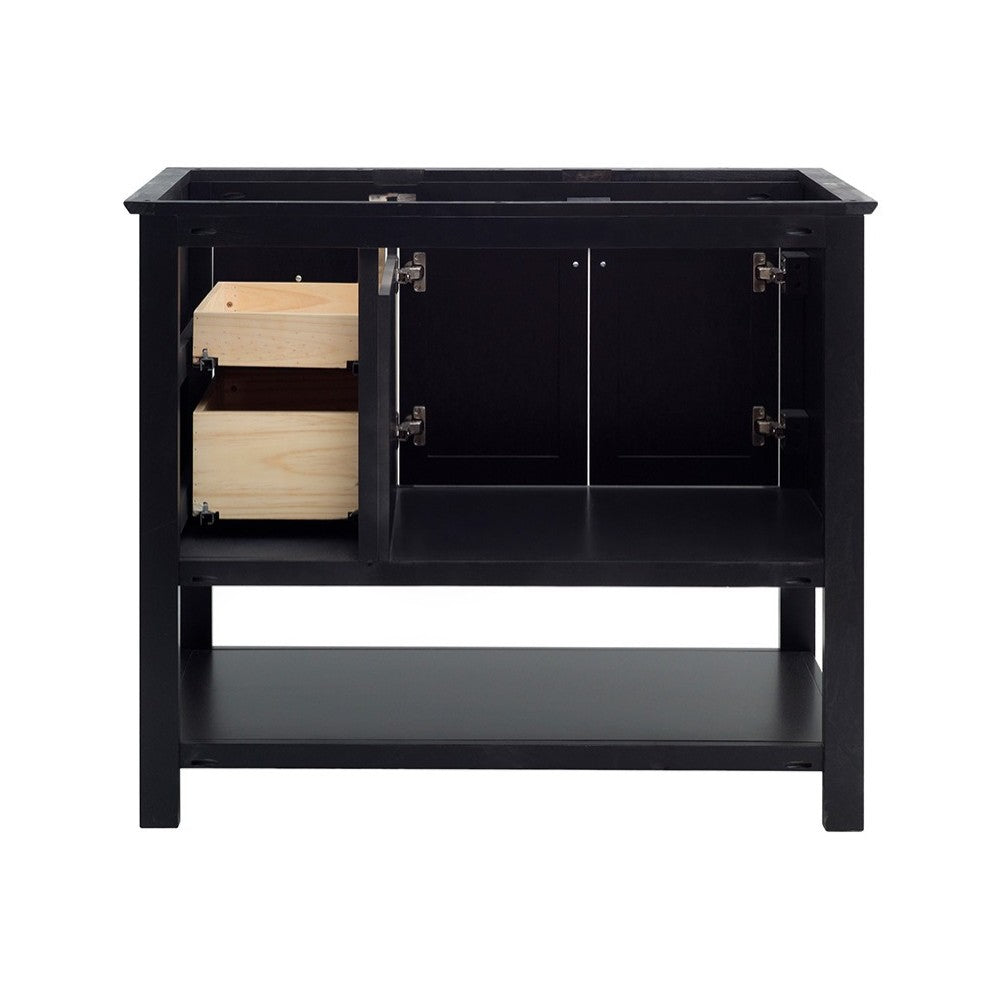 Fresca Manchester 42" Black Traditional Bathroom Cabinet