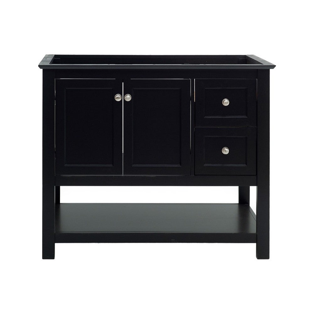 Fresca Manchester 42" Black Traditional Bathroom Cabinet