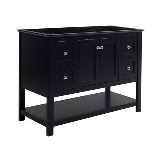 Fresca Manchester 48" Black Traditional Bathroom Cabinet