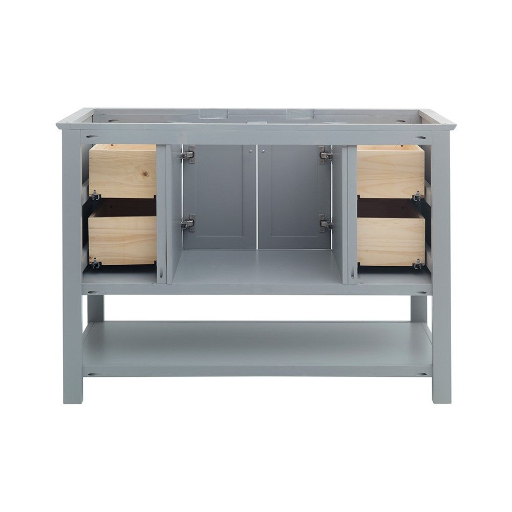 Fresca Manchester 48" Gray Traditional Bathroom Cabinet
