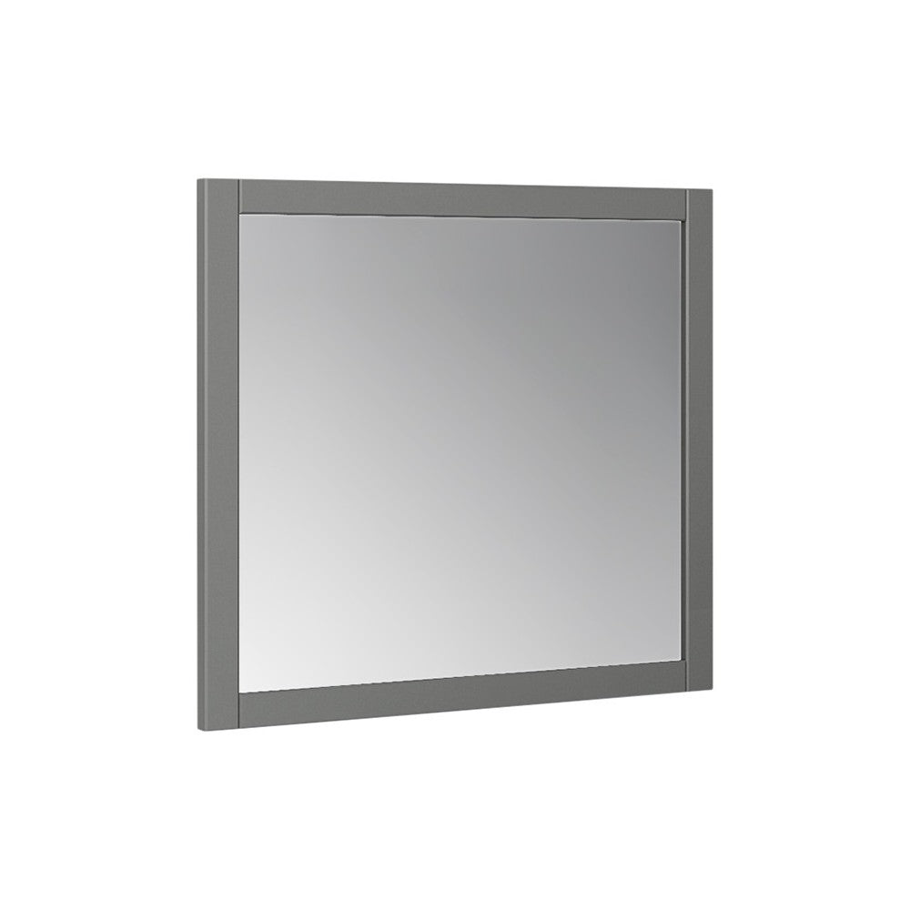 Fresca Manchester Regal 30" Gray Wood Veneer Traditional Bathroom Mirror