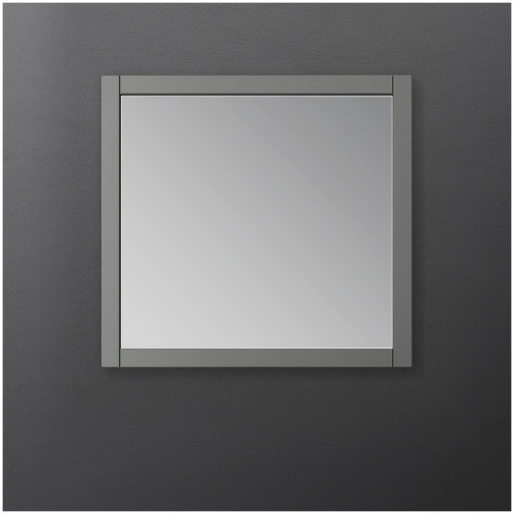 Fresca Manchester Regal 30" Gray Wood Veneer Traditional Bathroom Mirror